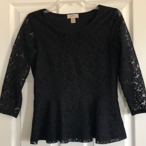 Loft Lace Peplum